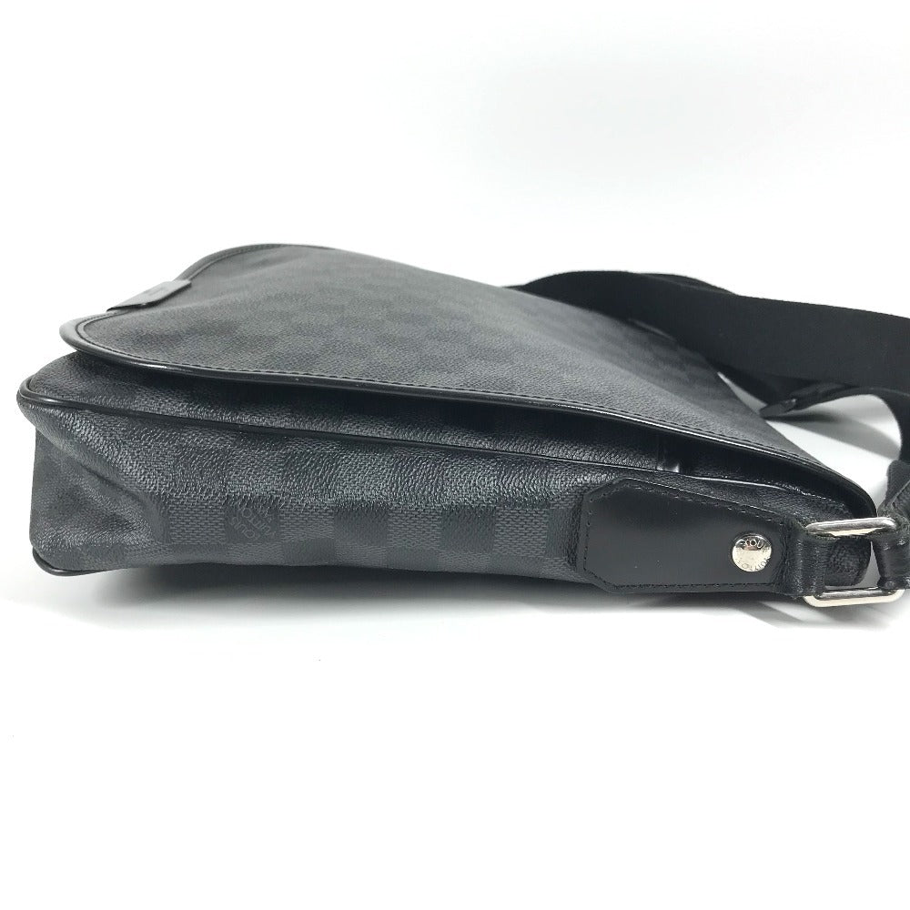 LOUIS VUITTON N58029 ダミエグラフィット ダニエルMM ダニエル MM カバン 斜め掛け フラップ メッセンジャーバッグ ショルダーバッグ ダミエグラフィットキャンバス ユニセックス ブラック