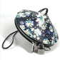 Louis Vuitton Floral Pattern Tupi Bag Bahu Beg Kulit Unisex Hitam