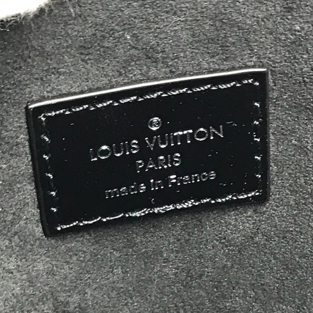 Louis Vuitton Floral Pattern Tupi Bag Bahu Beg Kulit Unisex Hitam