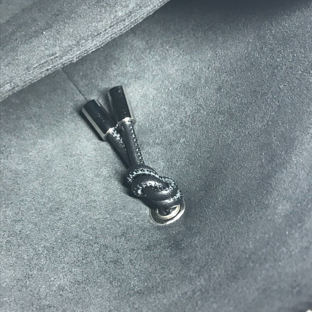 Louis Vuitton Floral Pattern Tupi Bag Bahu Beg Kulit Unisex Hitam