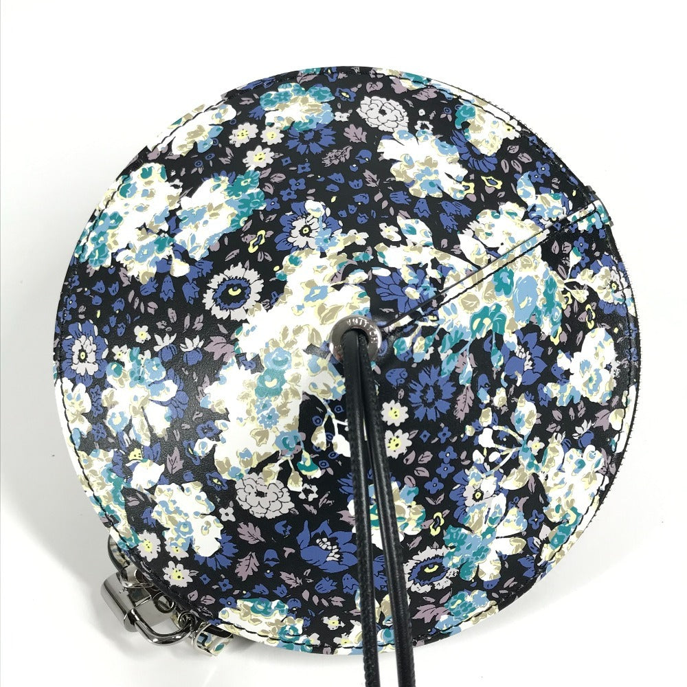 Louis Vuitton Floral Pattern Tupi Bag Bahu Beg Kulit Unisex Hitam