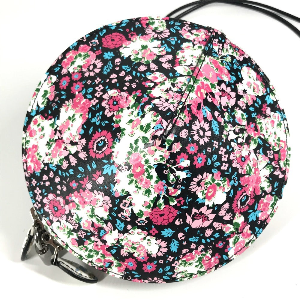 Louis Vuitton Floral Pattern Tupi Bag Bahu Beg Kulit Unisex Hitam