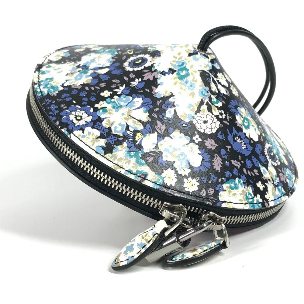 Louis Vuitton Floral Pattern Tupi Bag Bahu Beg Kulit Unisex Hitam