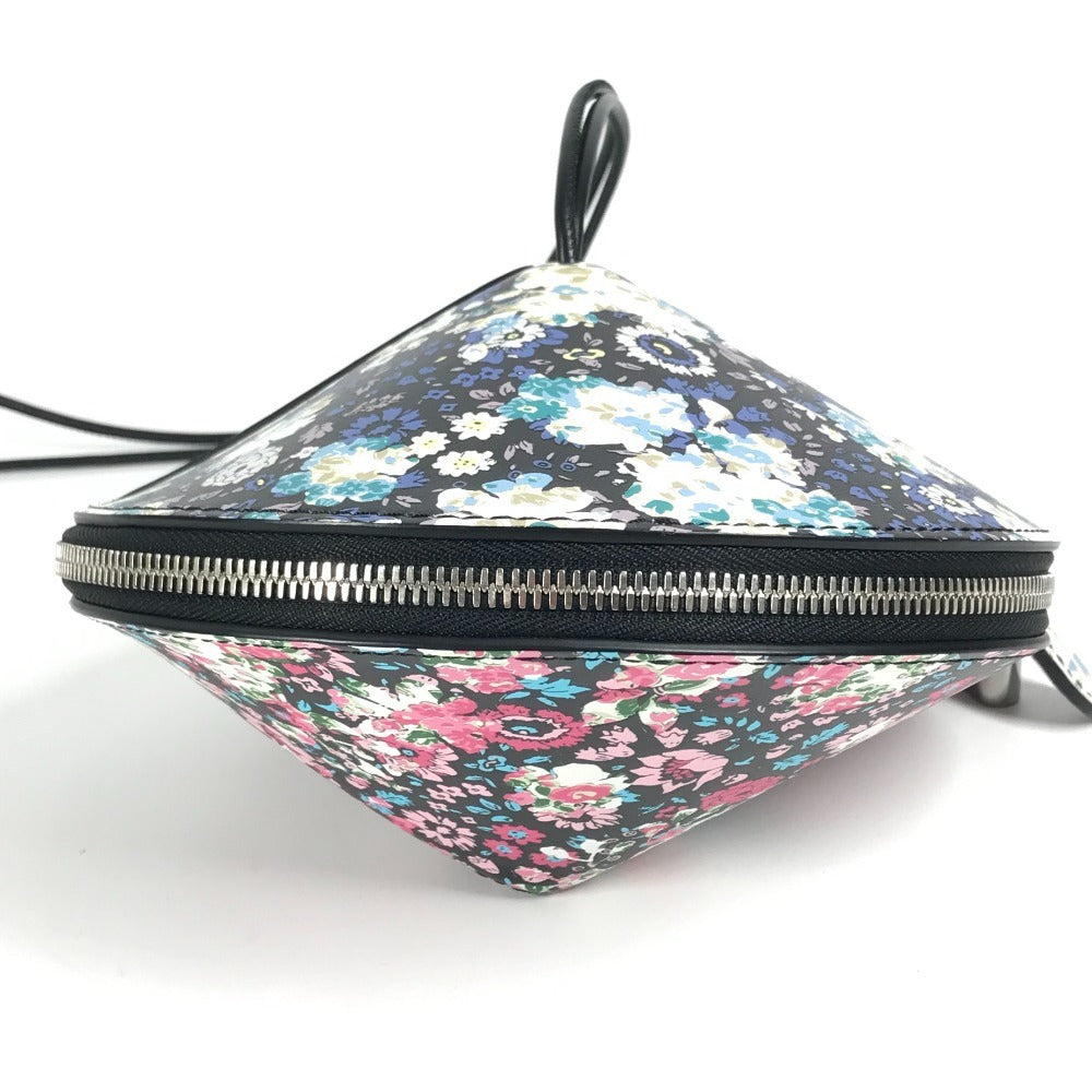 Louis Vuitton Floral Pattern Tupi Bag Bahu Beg Kulit Unisex Hitam