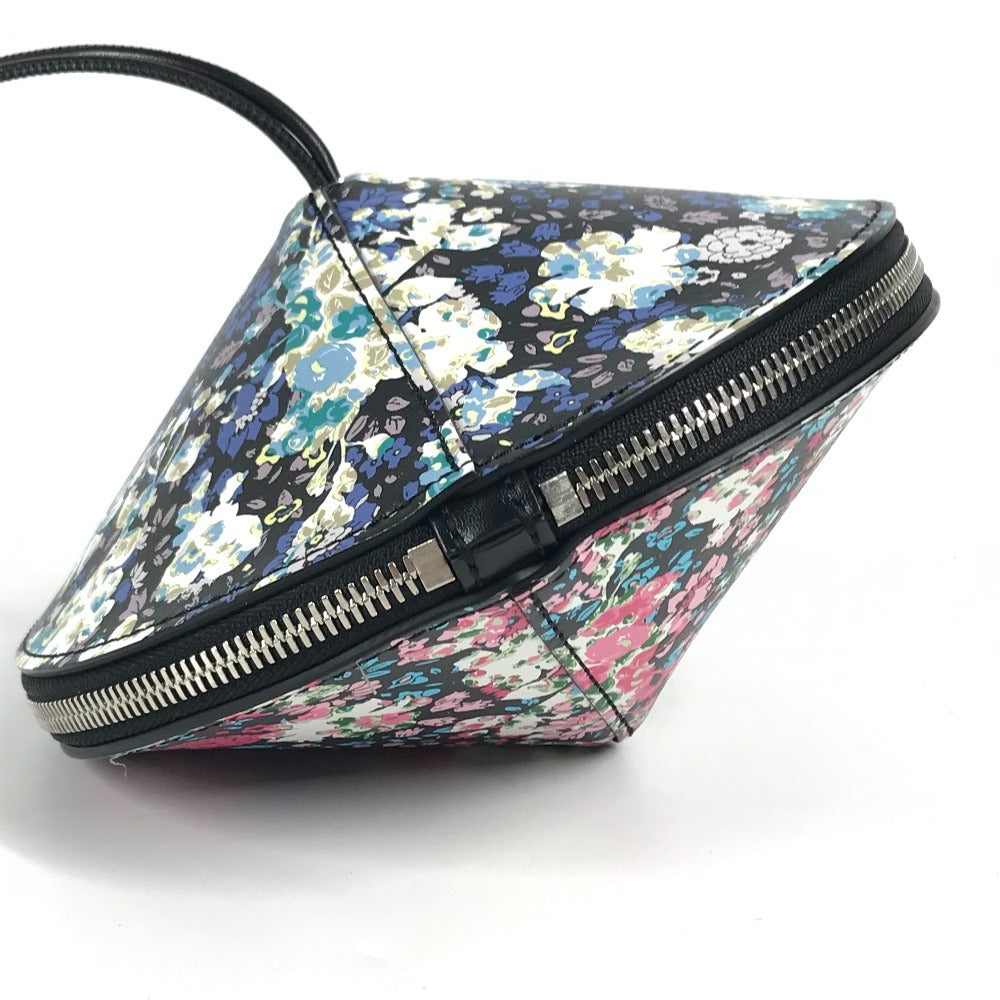 Louis Vuitton Floral Pattern Tupi Bag Bahu Beg Kulit Unisex Hitam