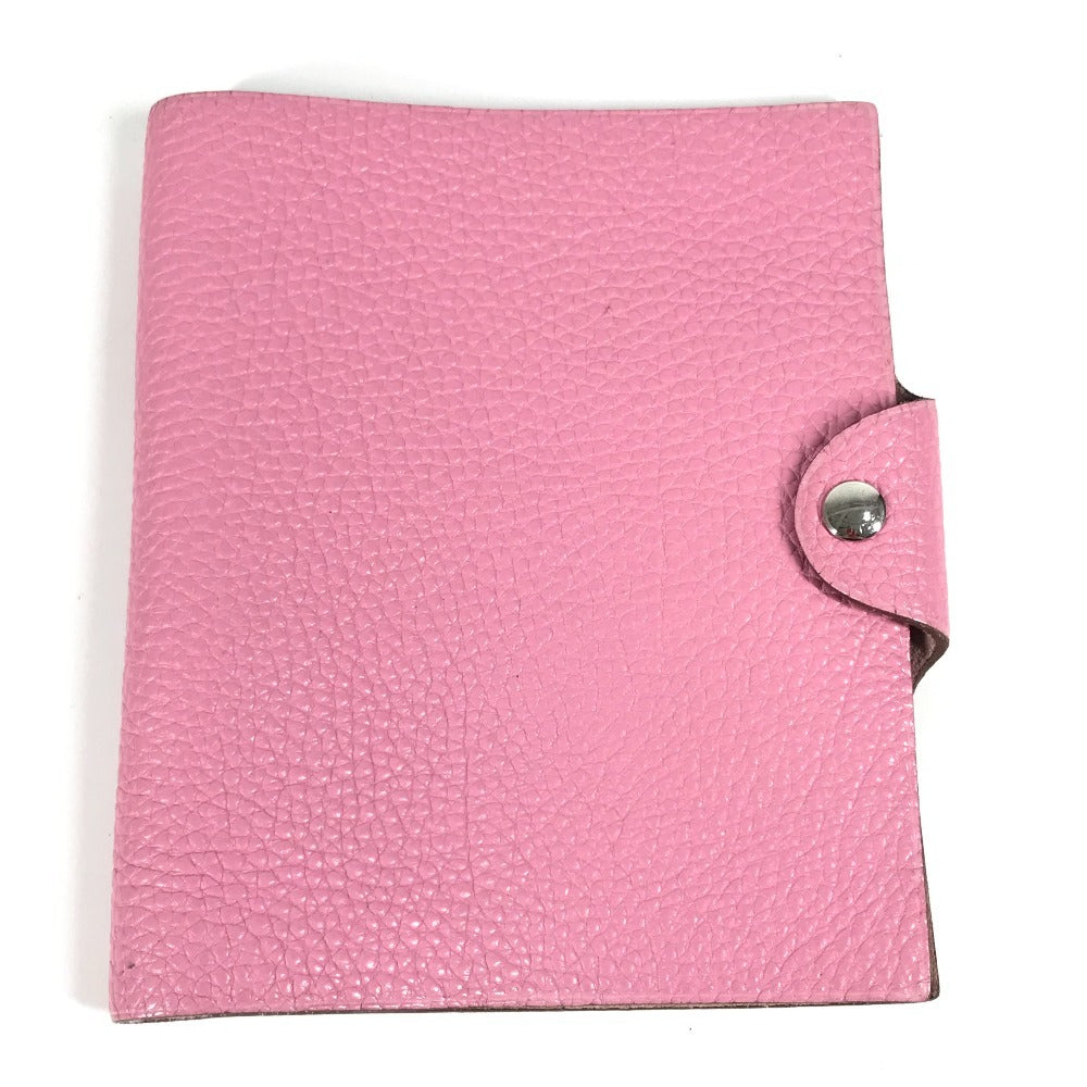 HERMES Ulysse PM Ulysse PM Note Cover Memo Pad Stationery Note Cover Taurillon Clemence Women's Pink