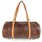 ETRO Paisley Pattern Bag Cylindrical Handbag PVC/Leather Women's Brown