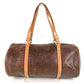 ETRO Paisley Pattern Bag Cylindrical Handbag PVC/Leather Women's Brown