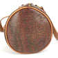 ETRO Paisley Pattern Bag Cylindrical Handbag PVC/Leather Women's Brown