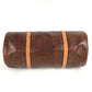ETRO Paisley Pattern Bag Cylindrical Handbag PVC/Leather Women's Brown