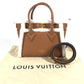 LOUIS VUITTON M58918 Monograma de piel en mi lado PM en mi lado PM Bolso 2WAY Bolso de hombro Bolso de mano Bolso bandolera Cuero Mujer Camel Marrón