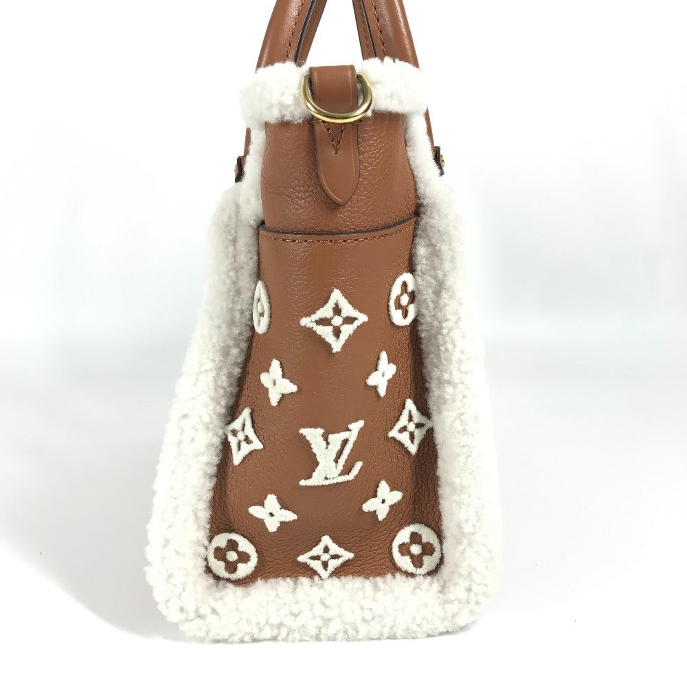 LOUIS VUITTON M58918 Monograma de piel en mi lado PM en mi lado PM Bolso 2WAY Bolso de hombro Bolso de mano Bolso bandolera Cuero Mujer Camel Marrón