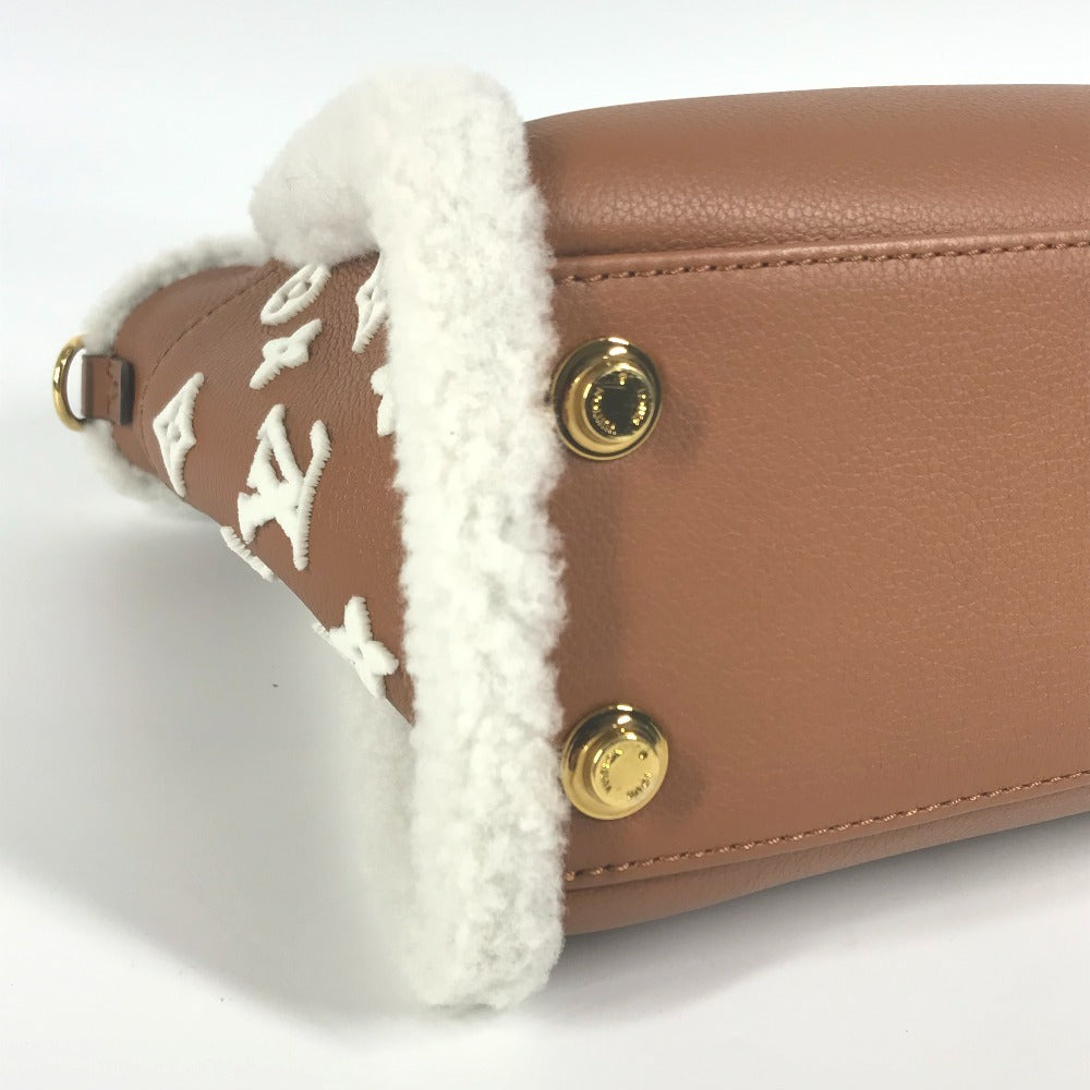 LOUIS VUITTON M58918 Monograma de piel en mi lado PM en mi lado PM Bolso 2WAY Bolso de hombro Bolso de mano Bolso bandolera Cuero Mujer Camel Marrón