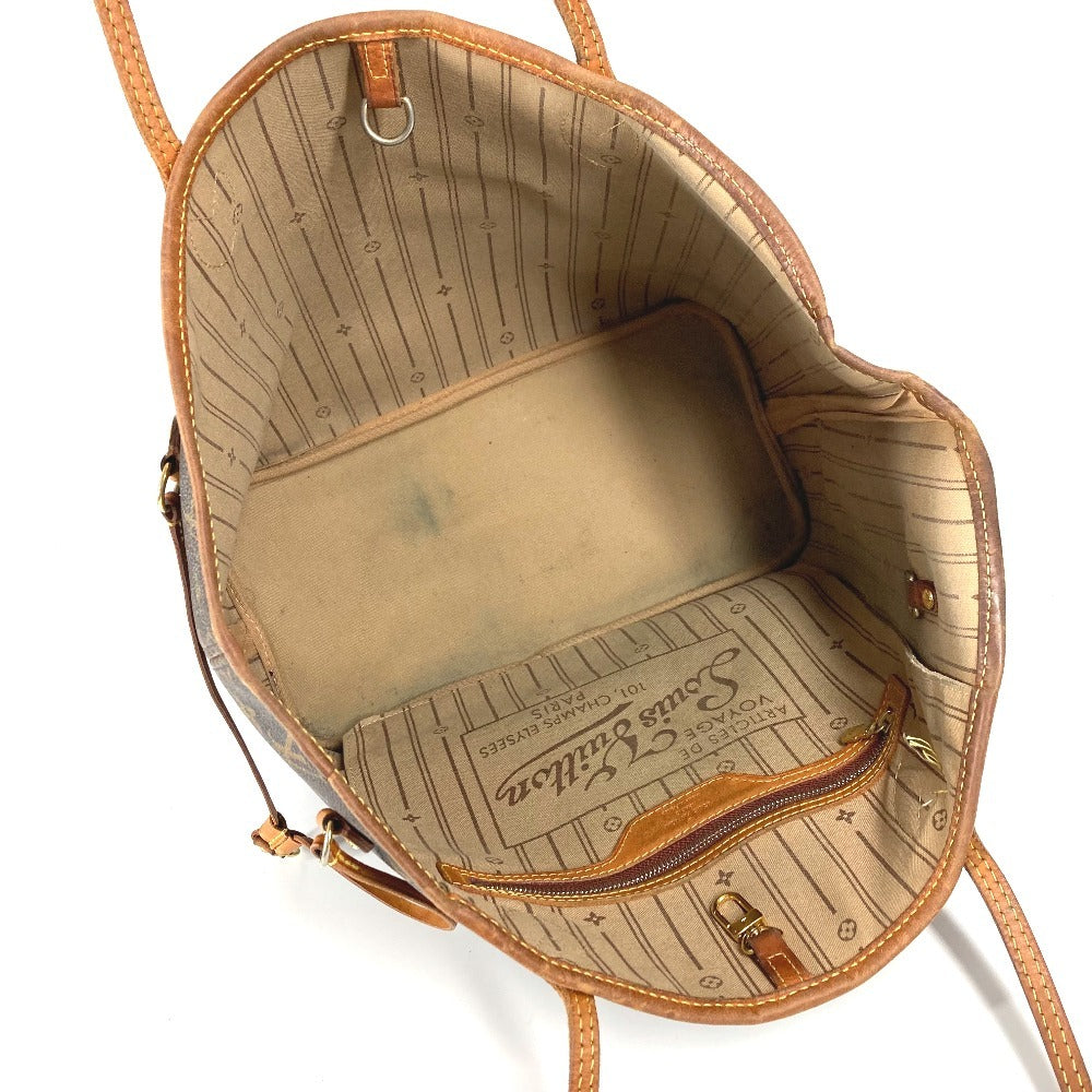 Louis Vuitton M40995 Monogram Neverfull Mm Neverfull Mm Bahu Beg Tote Bag Tote Bag Monogram Canvas Wanita Coklat