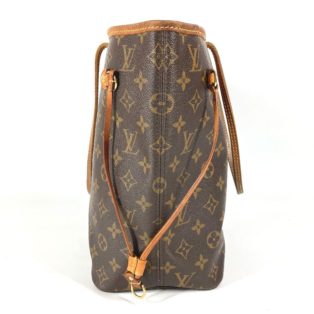 Louis Vuitton M40995 Monogram Neverfull Mm Neverfull Mm Bahu Beg Tote Bag Tote Bag Monogram Canvas Wanita Coklat