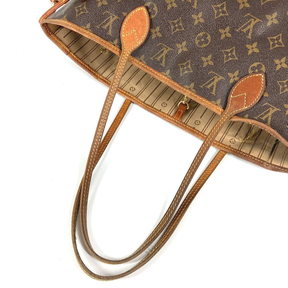 Louis Vuitton M40995 Monogram Neverfull Mm Neverfull Mm Bahu Beg Tote Bag Tote Bag Monogram Canvas Wanita Coklat