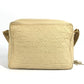 Chanel Vintage Logo Matelasse Quilted Fringe Tassel Bag Crossbody Coco Ball Tassel bahu Beg Kanvas Wanita Beige