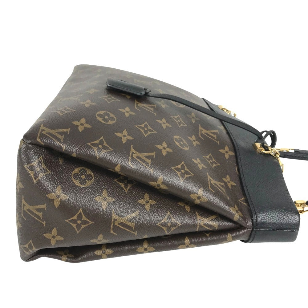 LOUIS VUITTON M51198 Monogram Pallas Shopper Tote Bag Shoulder Bag W Chain Shoulder Bag Monogram Canvas Women's Brown