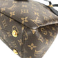 LOUIS VUITTON M51198 Monogram Pallas Shopper Tote Bag Shoulder Bag W Chain Shoulder Bag Monogram Canvas Women's Brown