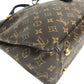 LOUIS VUITTON M51198 Monogram Pallas Shopper Tote Bag Shoulder Bag W Chain Shoulder Bag Monogram Canvas Women's Brown