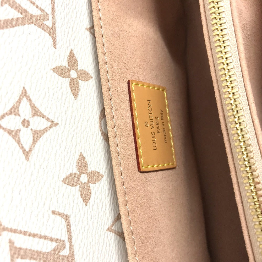 Louis Vuitton M46914 Monogram Dune Pochette Metis EW 3Way Bag Bag Bag Chain Crossbody Beg Bag Canvas Ladies Beige