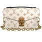 Louis Vuitton M46914 Monogram Dune Pochette Metis EW 3Way Bag Bag Bag Chain Crossbody Beg Bag Canvas Ladies Beige