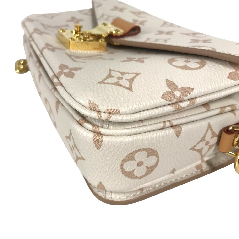 Louis Vuitton M46914 Monogram Dune Pochette Metis EW 3Way Bag Bag Bag Chain Crossbody Beg Bag Canvas Ladies Beige