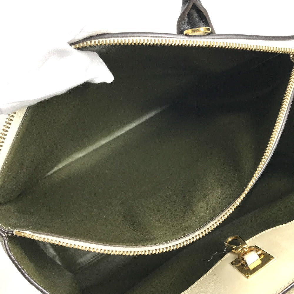 LOUIS VUITTON M55342 City Steamer MM City Steamer MM Bag Tote Bag Handbag Leather Unisex Khaki