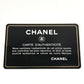 Chanel CC COCO Mark Logo menegak terbalik ke bawah Matelasse W Chain Beg bahu bahu Beg Enamel Hitam Wanita