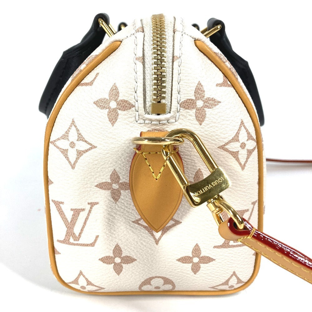LOUIS VUITTON M46906 Monograma Dune Speedy Bandouliere 20 2WAY Bolso Bolso Bolso Mini Boston Bolso Bandolera Monograma Lona Señoras Serie Blanca