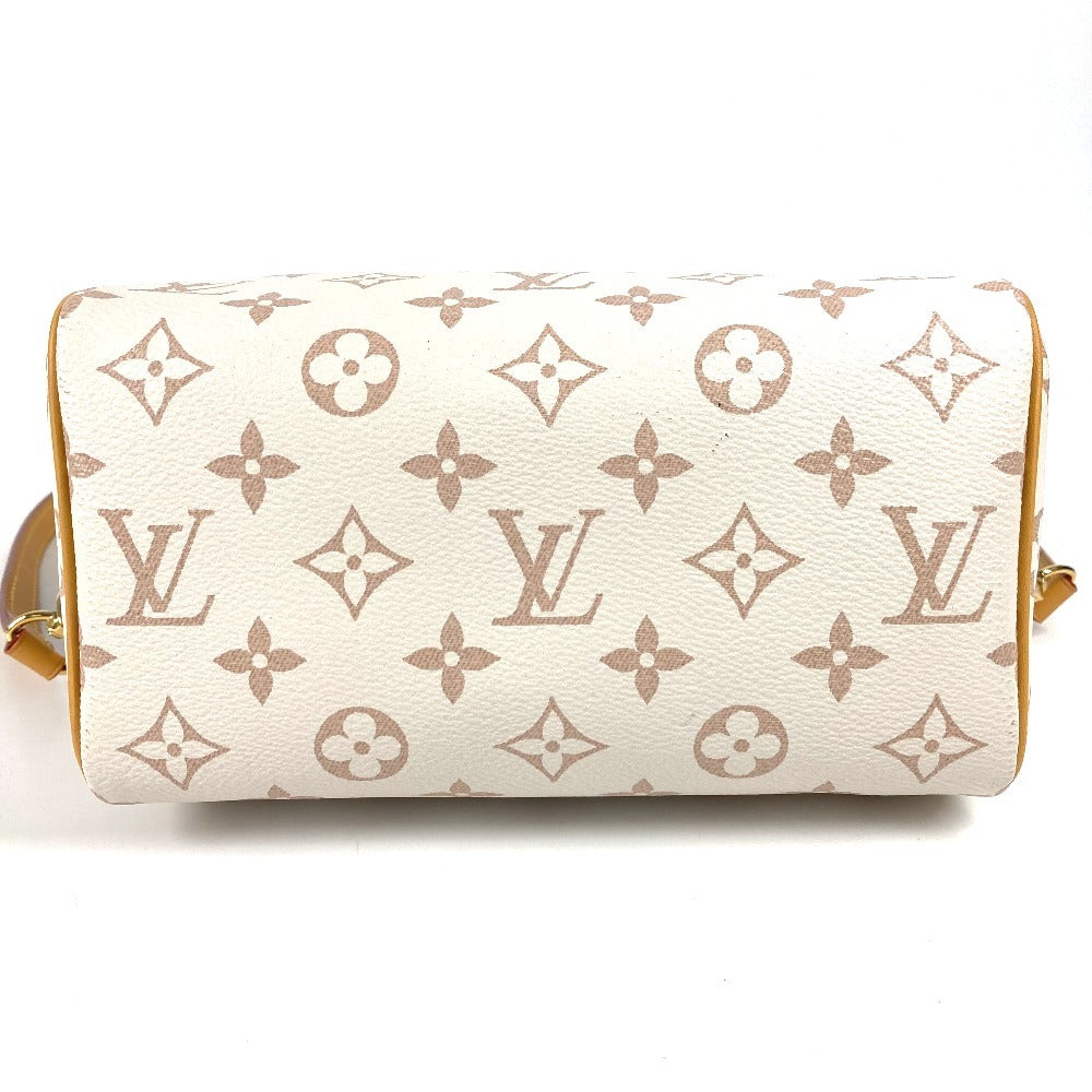 LOUIS VUITTON M46906 Monograma Dune Speedy Bandouliere 20 2WAY Bolso Bolso Bolso Mini Boston Bolso Bandolera Monograma Lona Señoras Serie Blanca