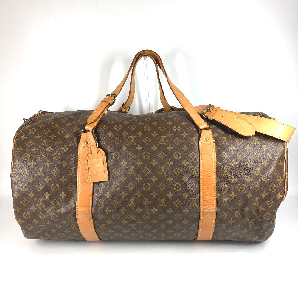 LOUIS VUITTON M41220 Monogram Sac Porochon Bag 2WAY Bag Shoulder Bag Travel Bag Travel Bag Boston Bag Monogram Canvas Unisex Brown