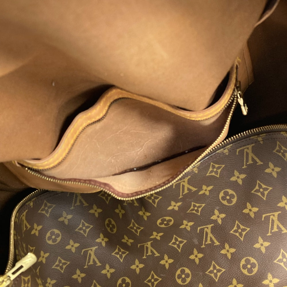 LOUIS VUITTON M41220 Monogram Sac Porochon Bag 2WAY Bag Shoulder Bag Travel Bag Travel Bag Boston Bag Monogram Canvas Unisex Brown