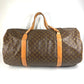 LOUIS VUITTON M41220 Monogram Sac Porochon Bag 2WAY Bag Shoulder Bag Travel Bag Travel Bag Boston Bag Monogram Canvas Unisex Brown