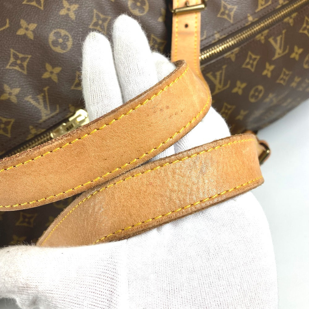 LOUIS VUITTON M41220 Monogram Sac Porochon Bag 2WAY Bag Shoulder Bag Travel Bag Travel Bag Boston Bag Monogram Canvas Unisex Brown
