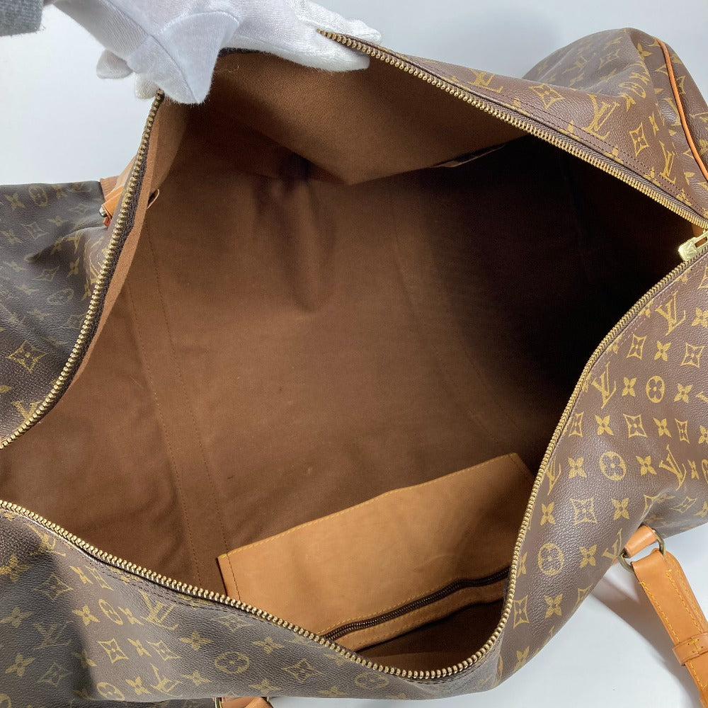 LOUIS VUITTON M41220 Monogram Sac Porochon Bag 2WAY Bag Shoulder Bag Travel Bag Travel Bag Boston Bag Monogram Canvas Unisex Brown