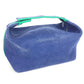 HERMES Brid A Black GM Brid A Black GM Bag Pouch Vanity Bag H Logo Handbag Cotton Women's Blue