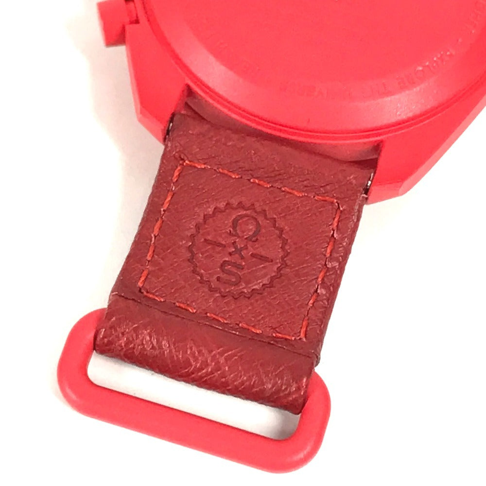 Swatch so33r100 omega omega collaboration moon misi swatch ke mars mars menonton merah lelaki seramik