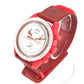 Swatch so33r100 omega omega collaboration moon misi swatch ke mars mars menonton merah lelaki seramik