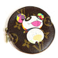 LOUIS VUITTON M61928 Monogram Panda Takashi Murakami Porto Moneron Wallet Round Coin Purse Coin Case Monogram Canvas Women's Brown
