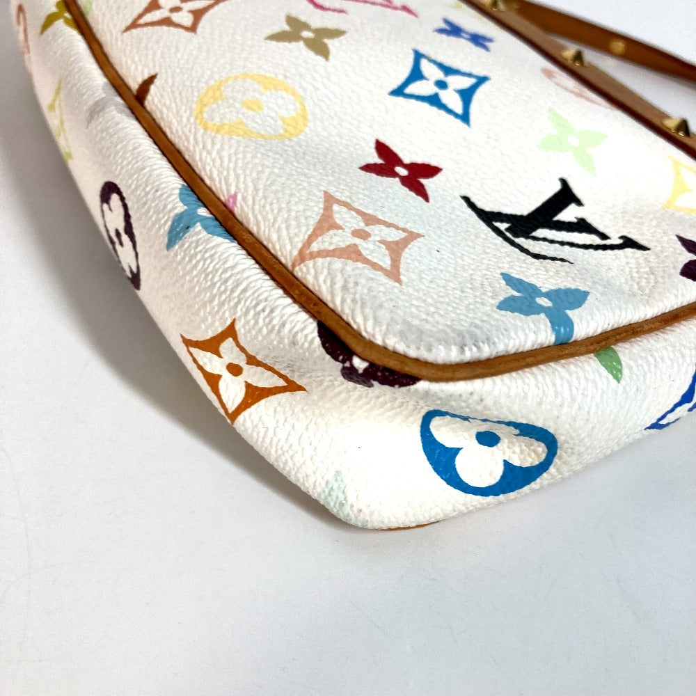 LOUIS VUITTON M92649 모노그램 멀티컬러 포셰트 액세서리 액세서리 파우치 숄더 핸드백 숄더백 모노그램 멀티컬러 캔버스 여성용 브론즈 화이트