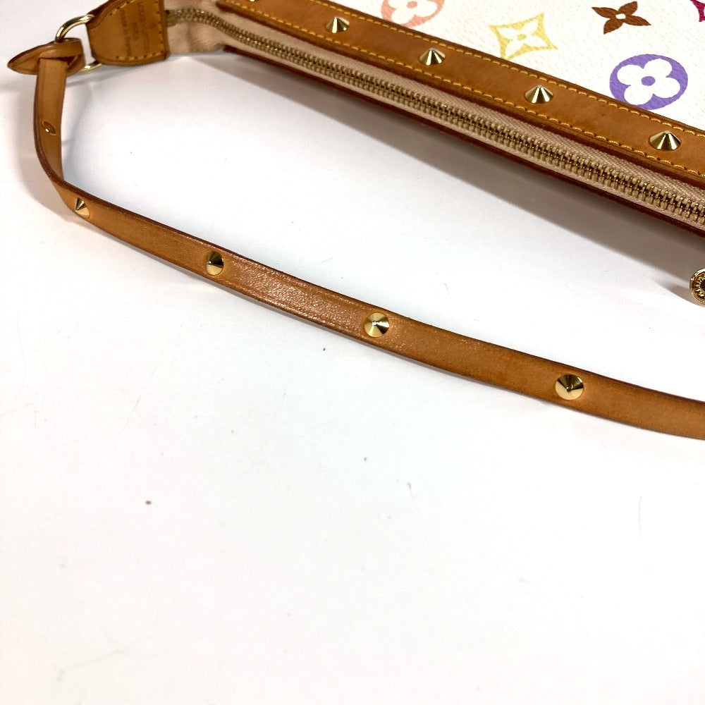 LOUIS VUITTON M92649 모노그램 멀티컬러 포셰트 액세서리 액세서리 파우치 숄더 핸드백 숄더백 모노그램 멀티컬러 캔버스 여성용 브론즈 화이트
