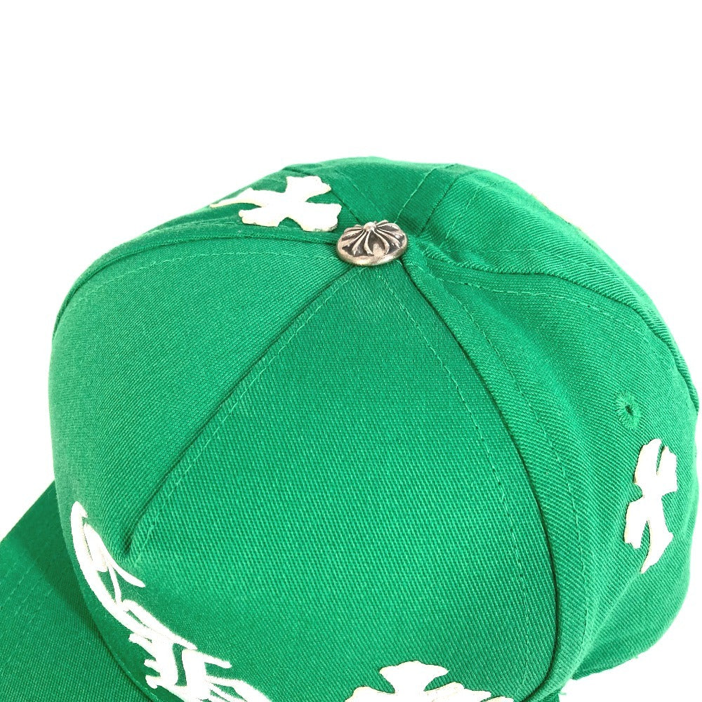 Hati Chrome Cross Patch Patch Patch Hat Kulit 5 PNL Cap BSBL 5 Panel Baseball Cap Hat Cap Cap Cotton Men's Green