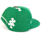 Hati Chrome Cross Patch Patch Patch Hat Kulit 5 PNL Cap BSBL 5 Panel Baseball Cap Hat Cap Cap Cotton Men's Green