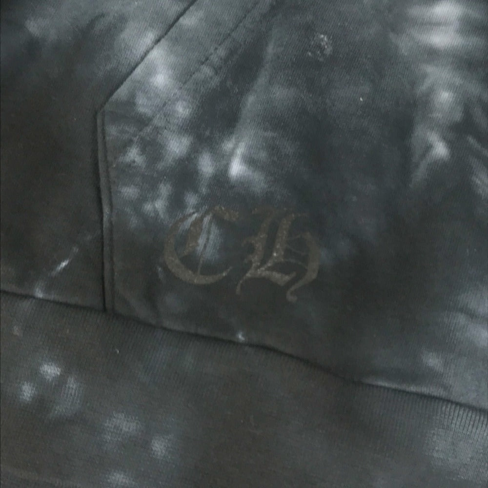 CHROME HEARTS Vertical Logo Horseshoe Tie Dye Pullover Hoodie Pullover Hoodie Vertical Logo Horseshoe Tie Dye Pullover Hoodie Hood Sweat Tops Apparel Hoodie Cotton Men's Navy