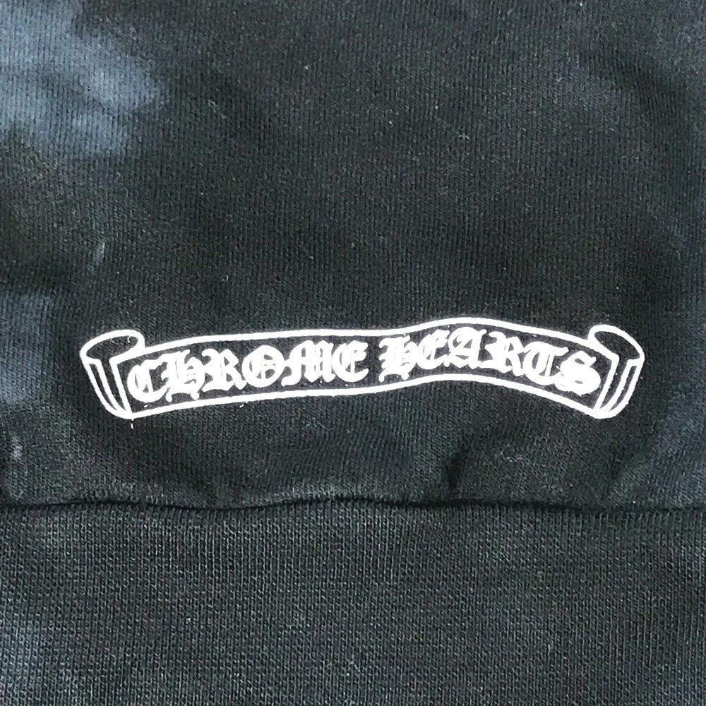 CHROME HEARTS Vertical Logo Horseshoe Tie Dye Pullover Hoodie Pullover Hoodie Vertical Logo Horseshoe Tie Dye Pullover Hoodie Hood Sweat Tops Apparel Hoodie Cotton Men's Navy