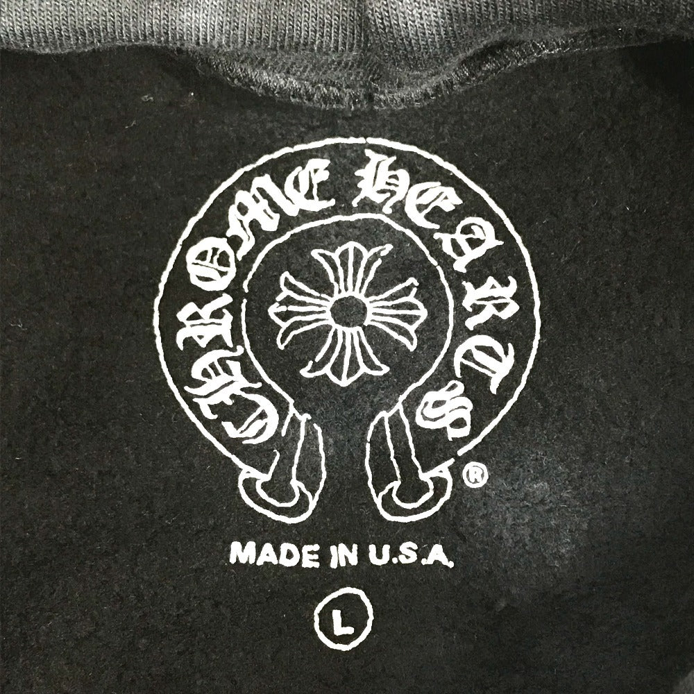 CHROME HEARTS Vertical Logo Horseshoe Tie Dye Pullover Hoodie Pullover Hoodie Vertical Logo Horseshoe Tie Dye Pullover Hoodie Hood Sweat Tops Apparel Hoodie Cotton Men's Navy