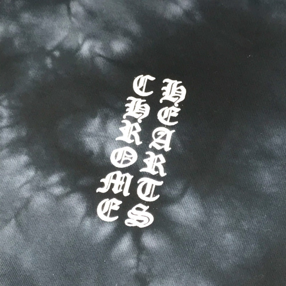 CHROME HEARTS Vertical Logo Horseshoe Tie Dye Pullover Hoodie Pullover Hoodie Vertical Logo Horseshoe Tie Dye Pullover Hoodie Hood Sweat Tops Apparel Hoodie Cotton Men's Navy