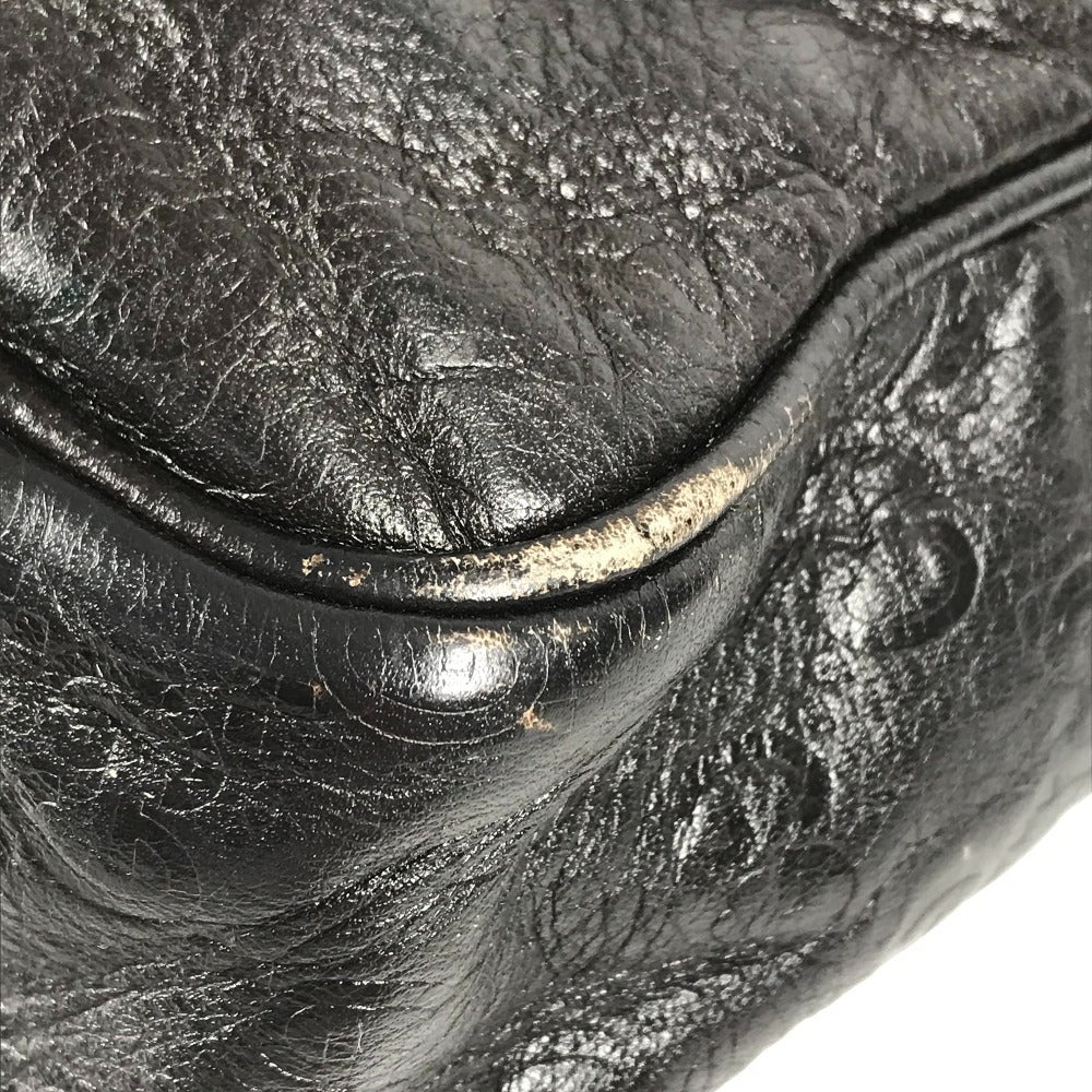 Gucci 201448 Guccisima GG Bag Crossbody Pochette Bahu Beg Shima Kulit Unisex Brown