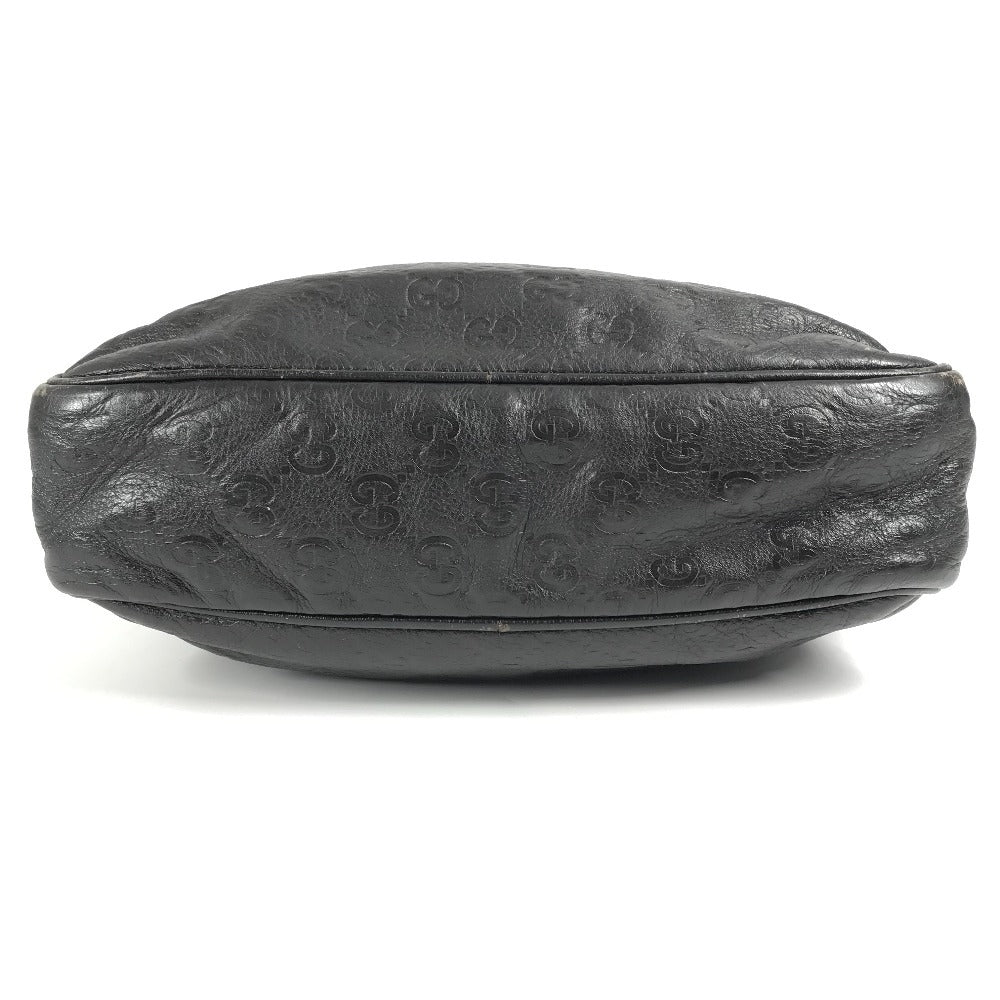 Gucci 201448 Guccisima GG Bag Crossbody Pochette Bahu Beg Shima Kulit Unisex Brown